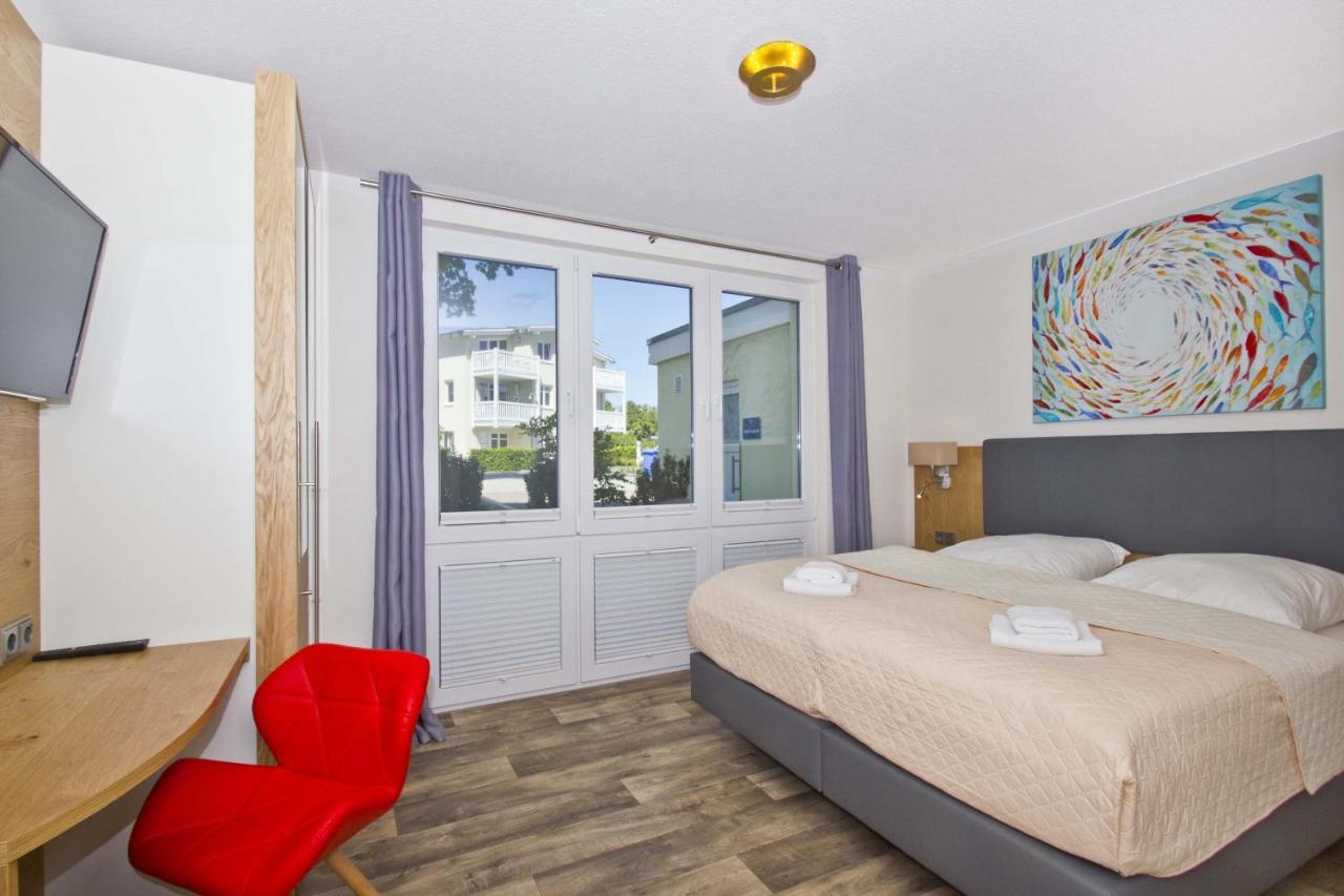 Mit Meerblick Und Terrasse, Gratis Nutzung Vom Ahoi Erlebnisbad Und Sauna In Sellin - Meeresblick Fewo 68 Goehren  Exterior foto