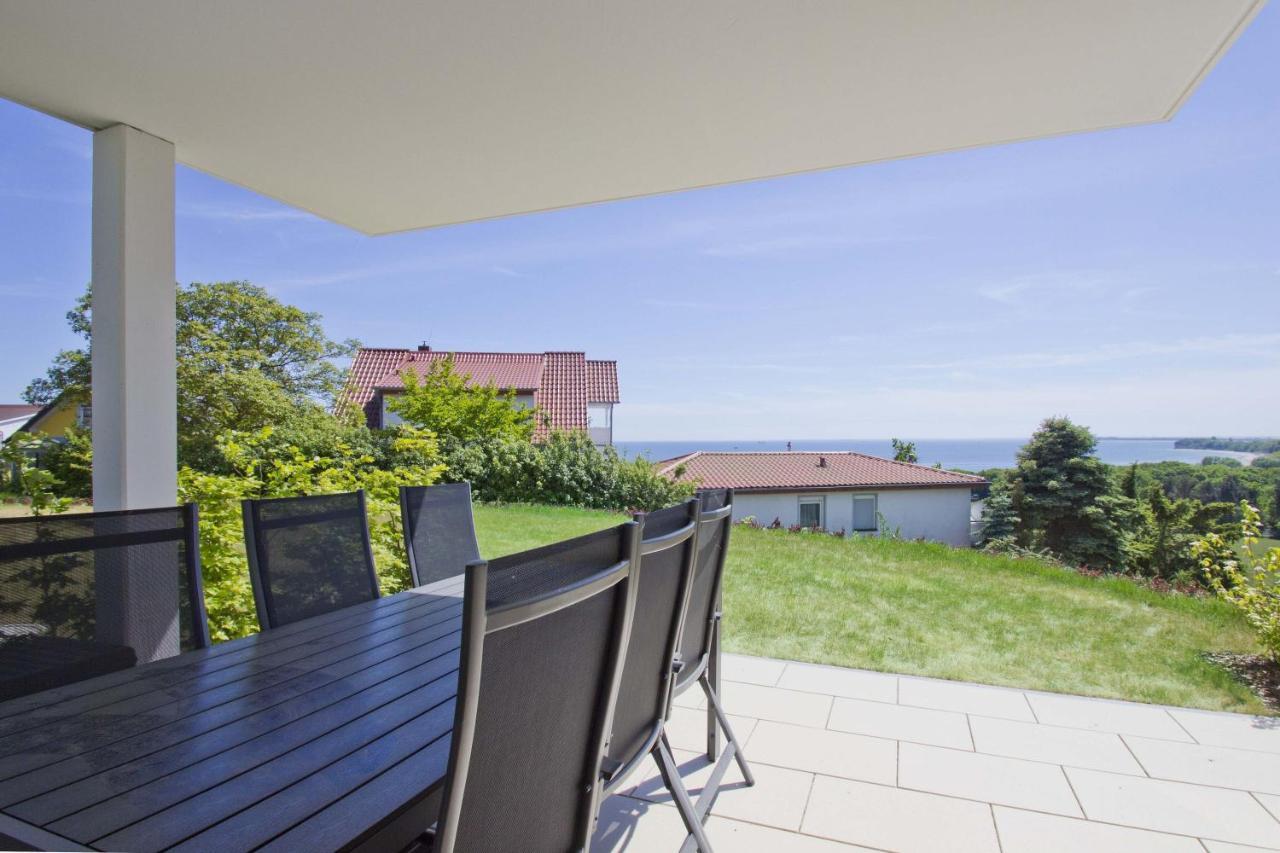 Mit Meerblick Und Terrasse, Gratis Nutzung Vom Ahoi Erlebnisbad Und Sauna In Sellin - Meeresblick Fewo 68 Goehren  Exterior foto